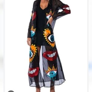 Eyes Wide Shut sequin duster